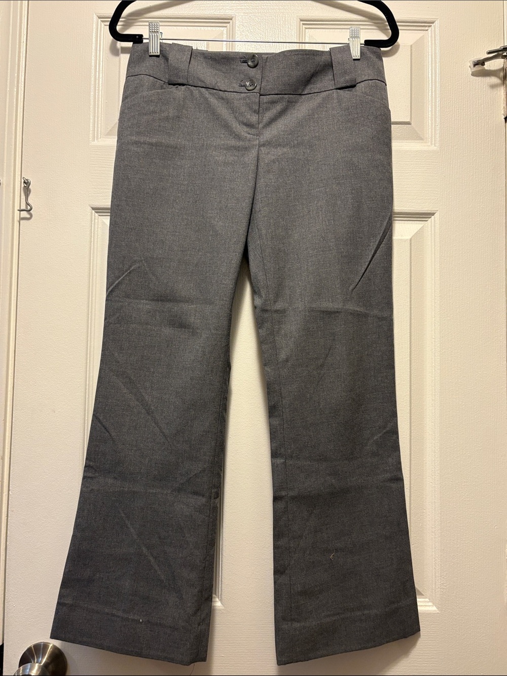 The Limited Wide Leg Pants in Charcoal Gray